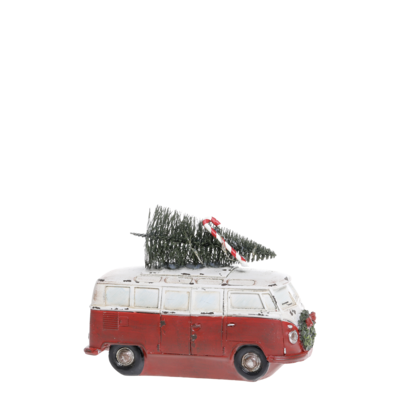 Chic Antique Vintage Bus mit Weihnachtsbaum und LED von Chic Antique