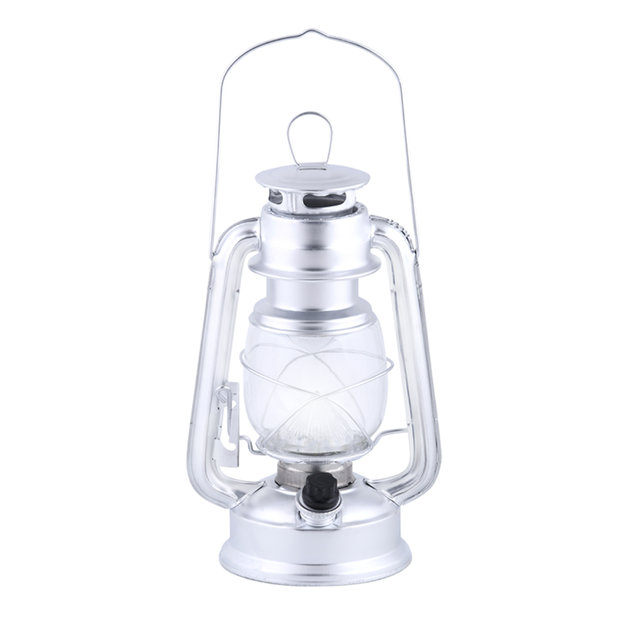 Esschert Design LED lamp lantaarn zilver