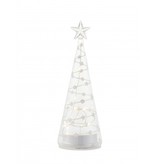 Sirius Home Sweet Christmas Tree, H22 cm, white/clear