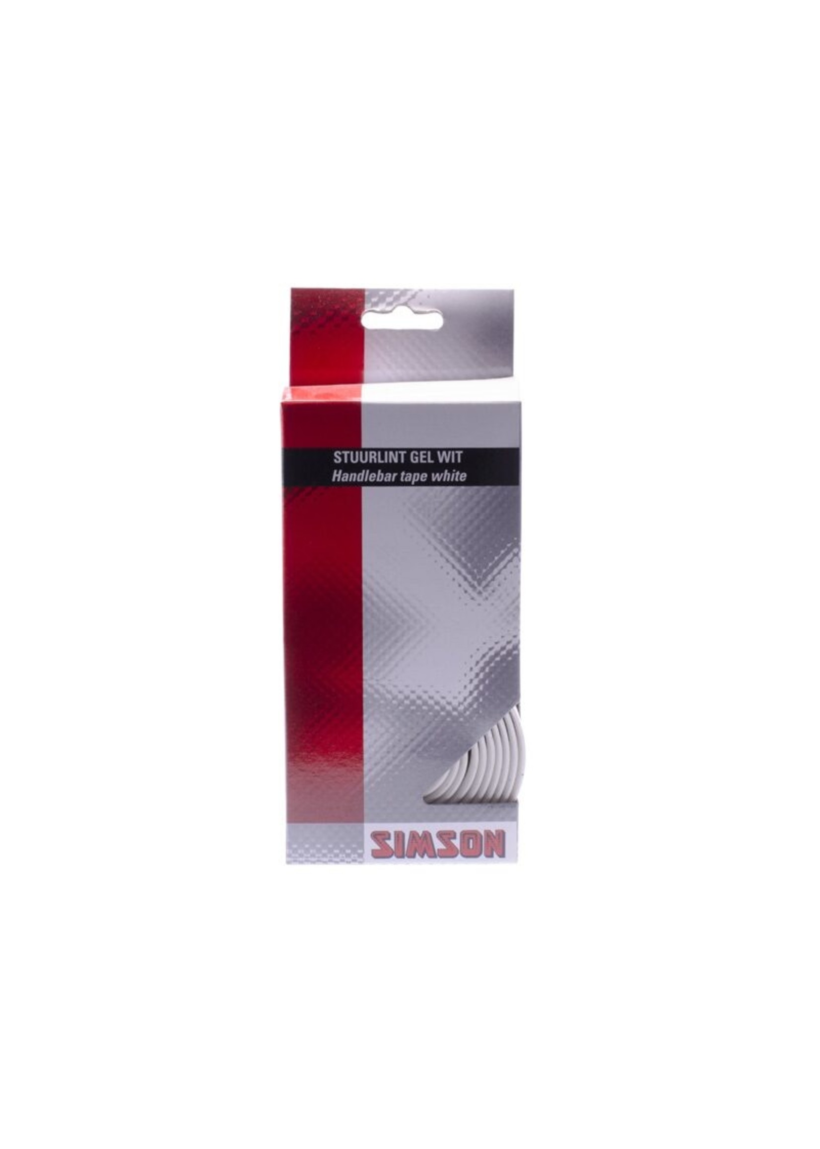 Simson - Gel white handlebar tape