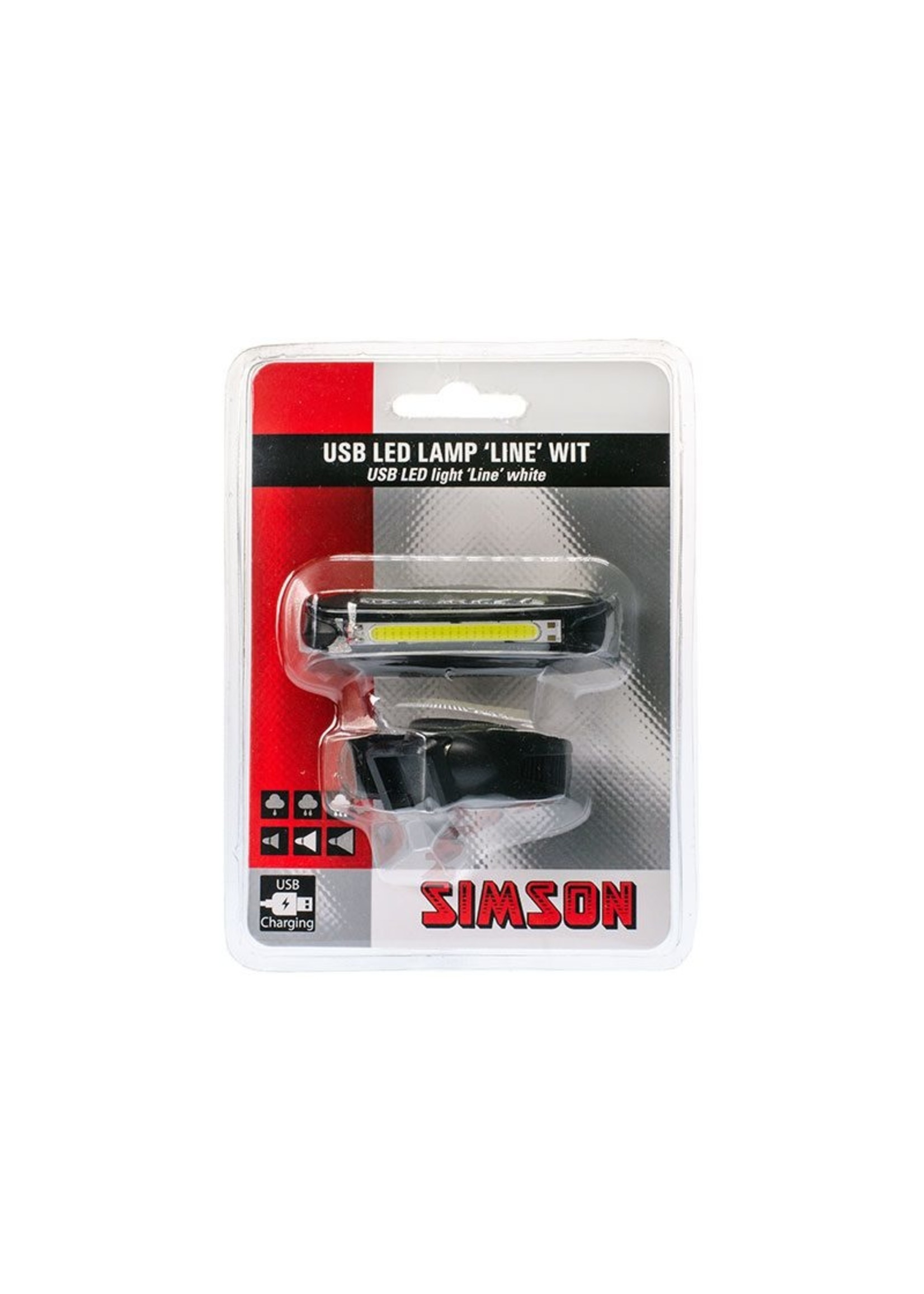 Simson USB LED Lampe '' Line '' weiß