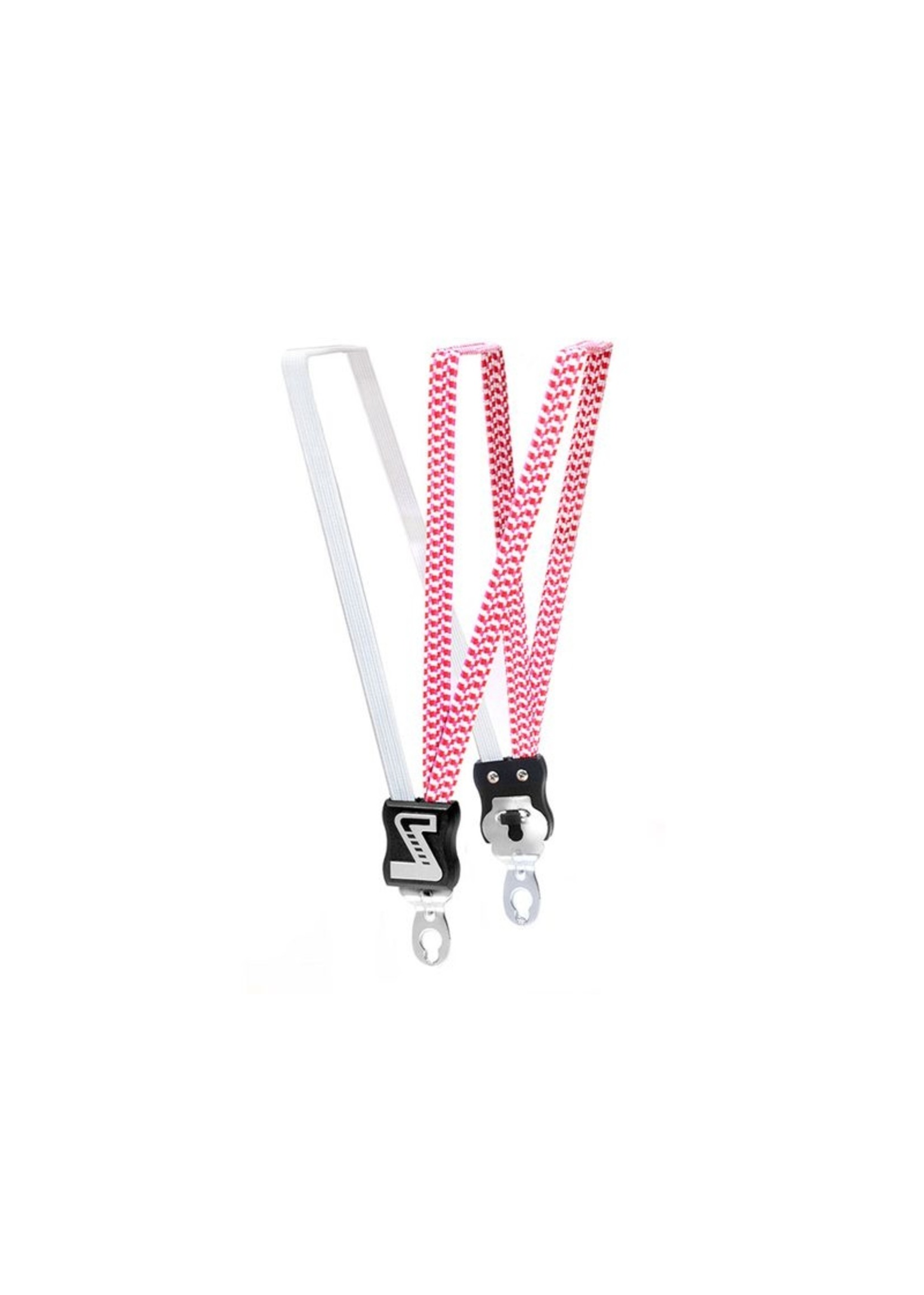 Simson - Lashing straps Short white-pink