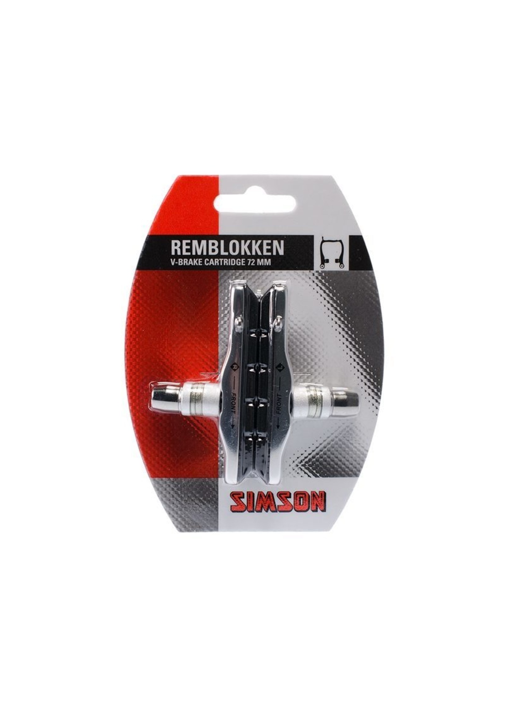 Simson Cartridge Bremsbacken V-Brake 72mm
