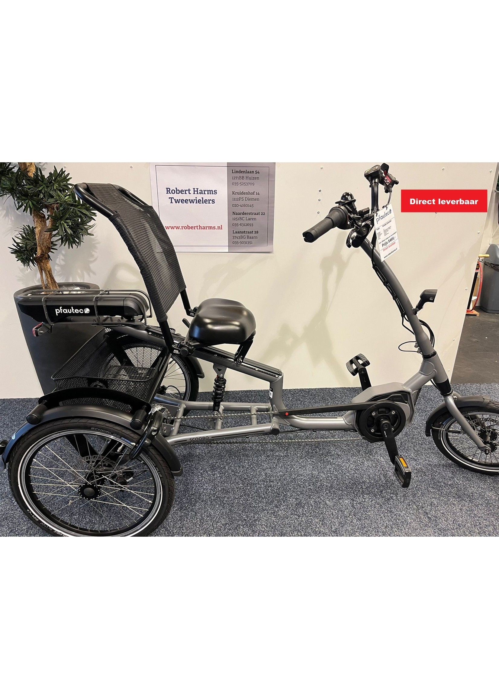 Pfautec - Scoobo Electric Tricycle DIRECTLY AVAILABLE