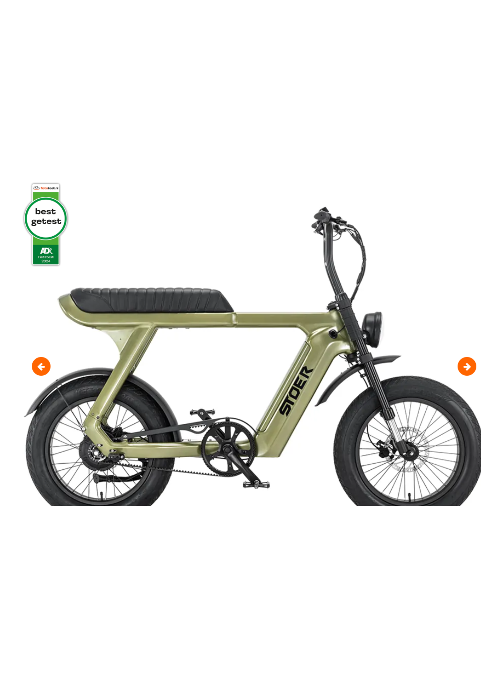 stoer Stoer - Urban X Fatbike Groen