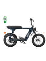 stoer Stoer - Urban X Fatbike donker blauw GRATIS TRACKER