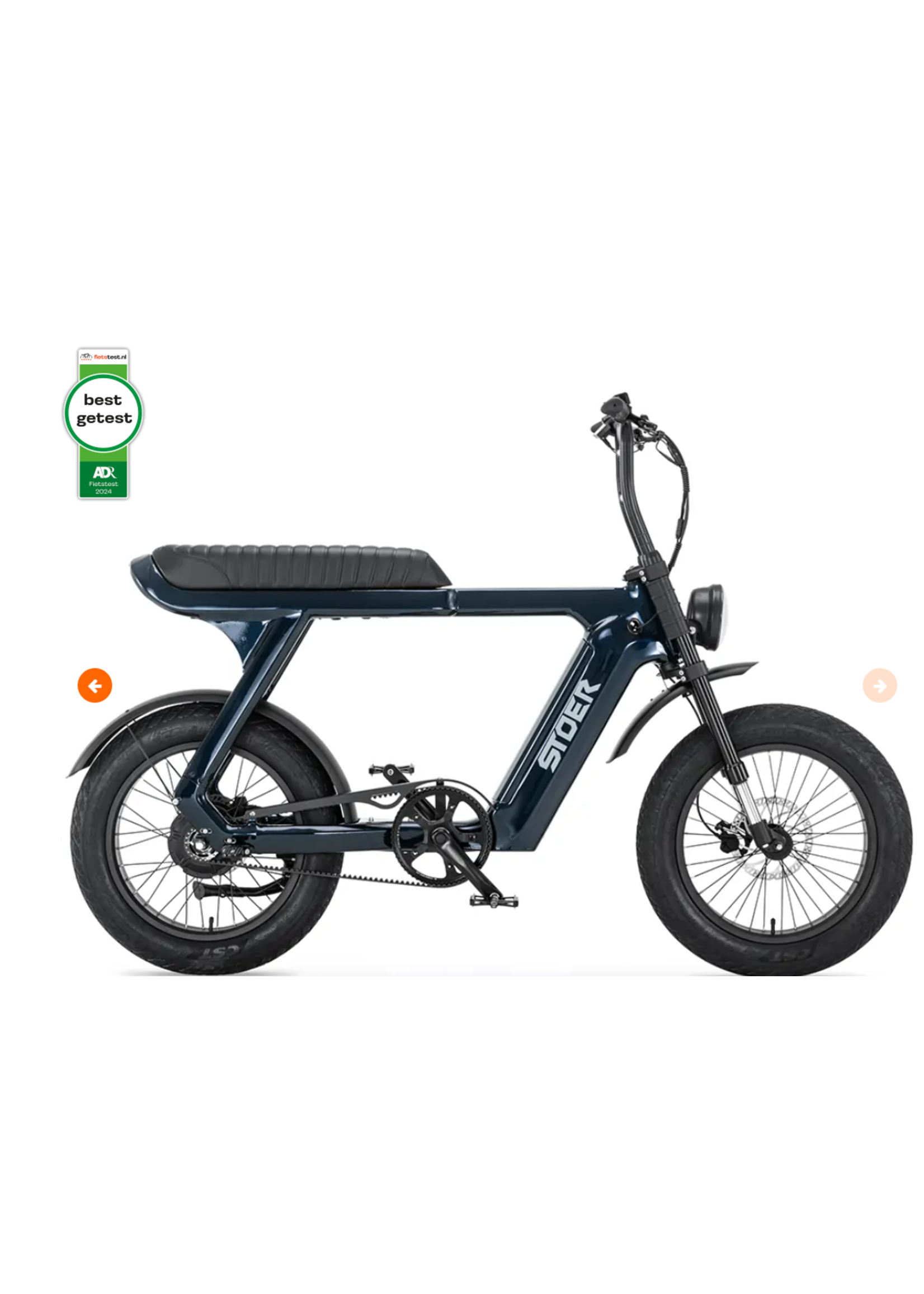 stoer Stoer - Urban X Fatbike donker blauw