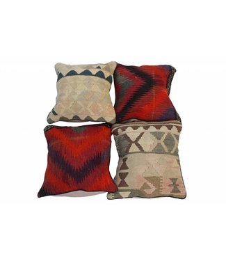 4x kilim cushions ca 45x45 cm with filling