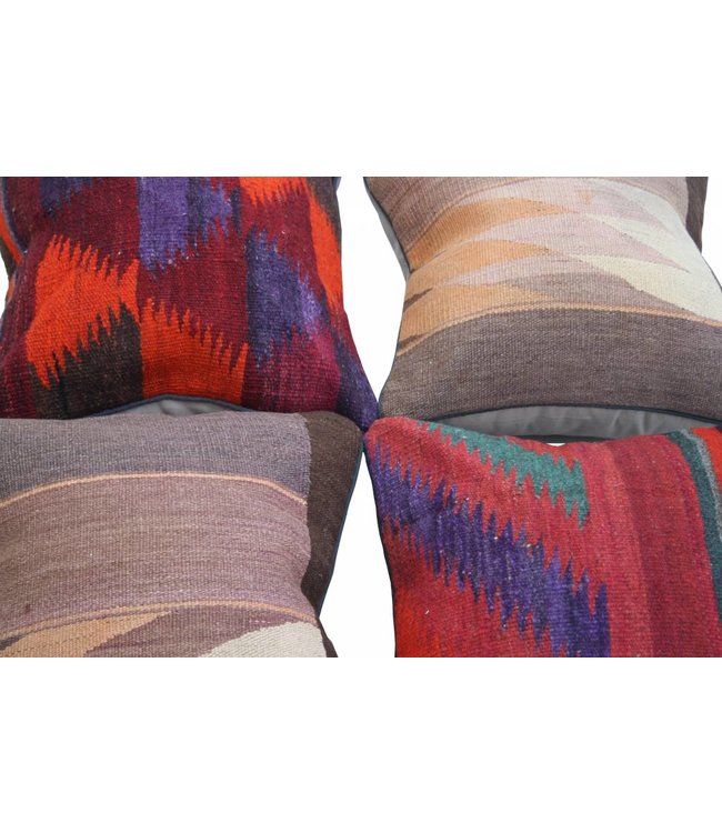 4x kilim cushions ca 45x45 cm with filling
