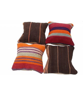 4x kilim cushions ca 45x45 cm with filling