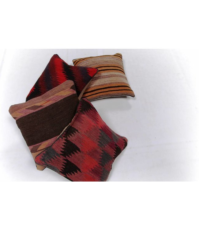 4x kilim cushions ca 45x45 cm with filling