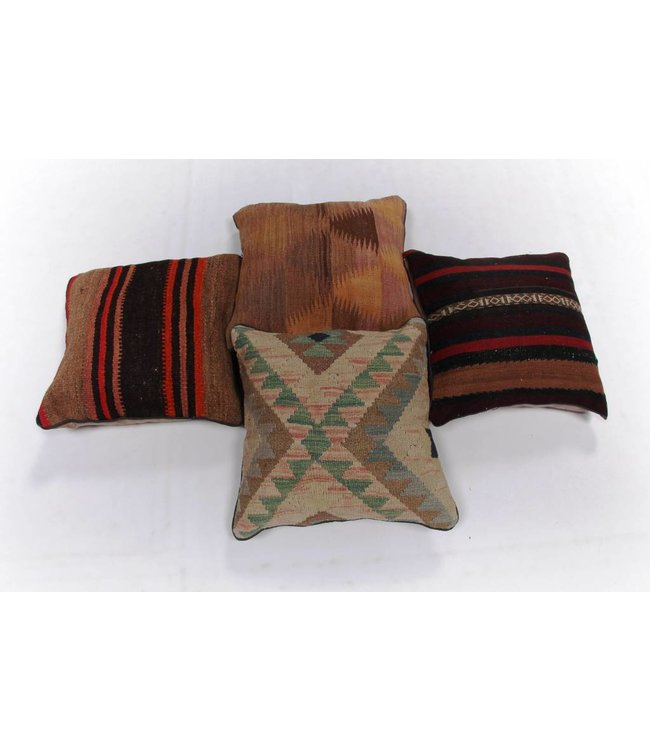 4x kilim cushions ca 45x45 cm with filling