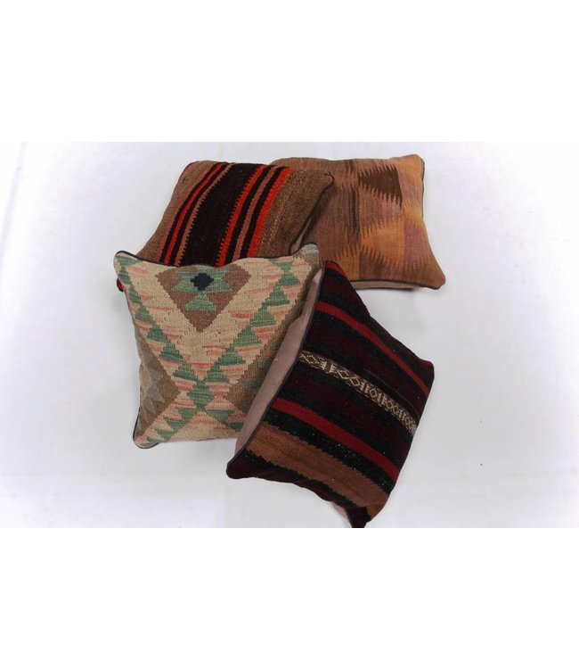4x kilim cushions ca 45x45 cm with filling