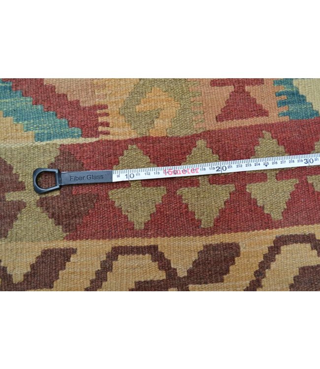 Handgewebte Orientalisch Wolle Kelim Teppich 200x152 cm