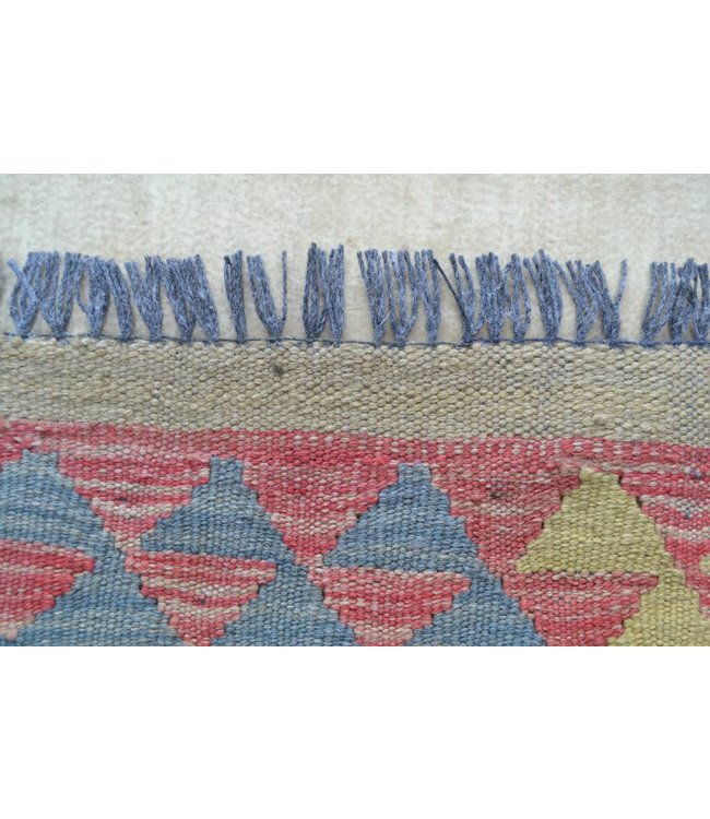 311x197 cm Handgewebte Orientalisch Wolle Kelim Teppich