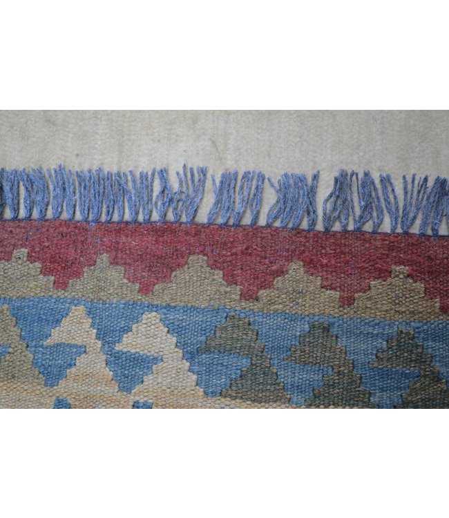 200x150 cm Handgewebte Orientalisch Wolle Kelim Teppich