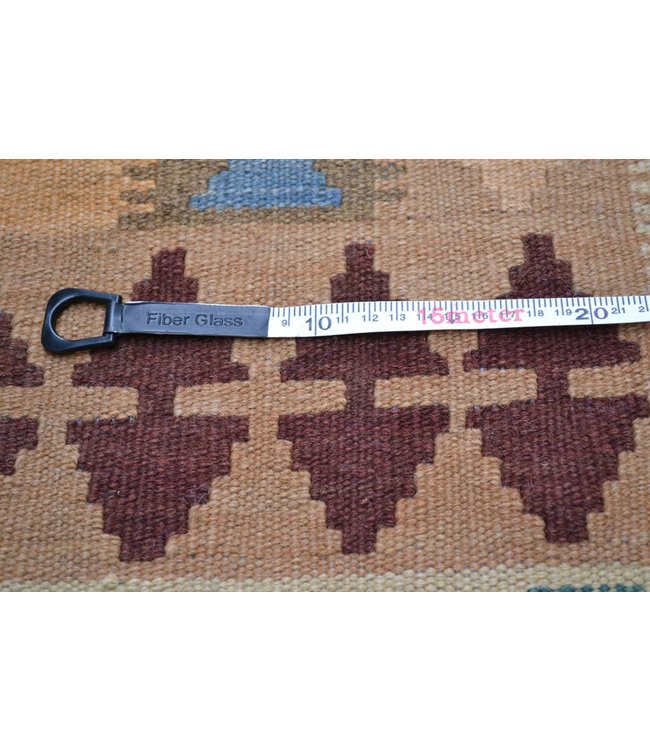 205x150 cm Hand Woven Afghan Wool Kilim Area Rug