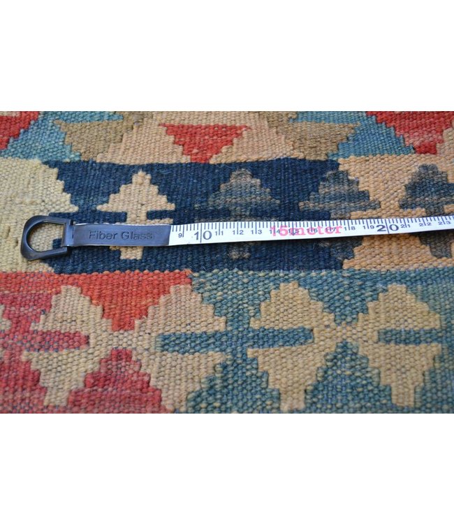 203x149 cm Hand Woven Afghan Wool Kilim Area Rug