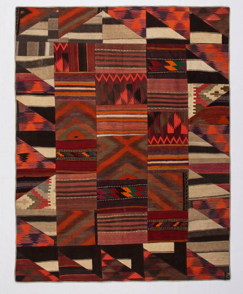 Nodig uit onbekend verlangen kelim patchwork tapijt 261x204 cm - Kelimshop.com | online shop