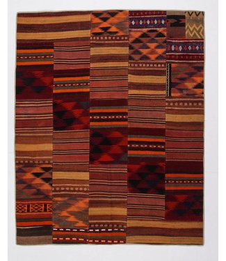 Patchwork Kilim carpet 250x202 cm