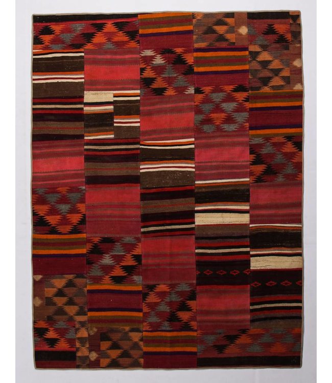 8.69x6.56 feet Patchwork Kilim carpet 265x200 cm