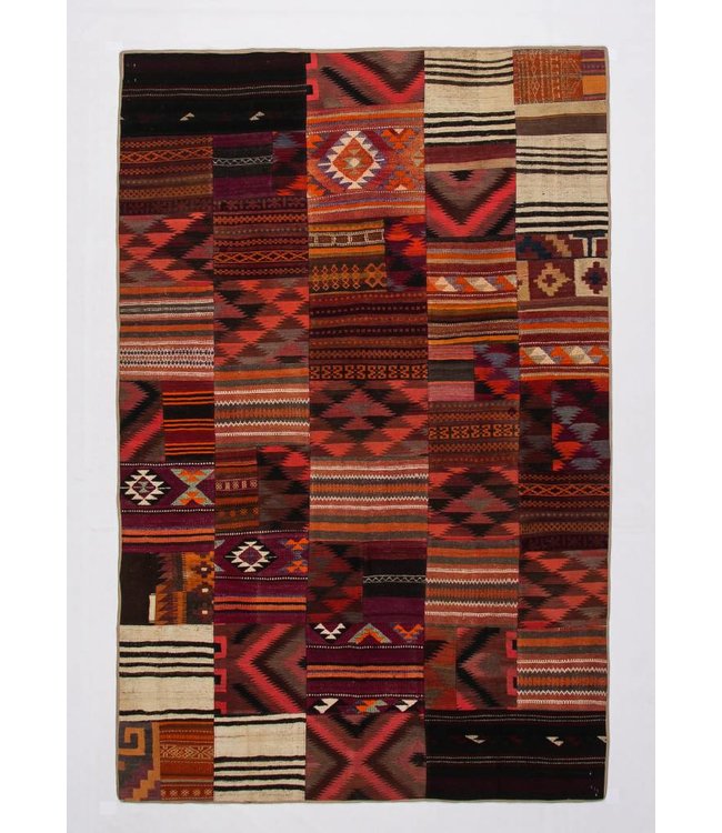 Patchwork Kilim carpet 305x201 cm