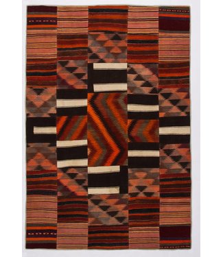 kelim patchwork tapijt 300x204 cm