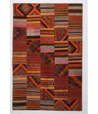 kelim patchwork tapijt 307x202 cm