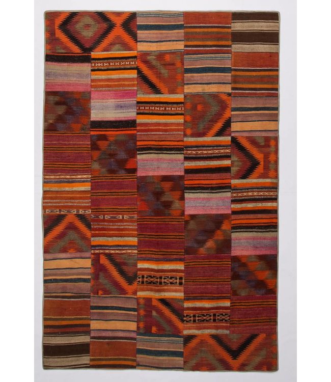 Patchwork Kilim carpet 307x202 cm