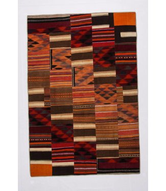 9.74x6.56 feet Patchwork Kilim carpet 297x200 cm