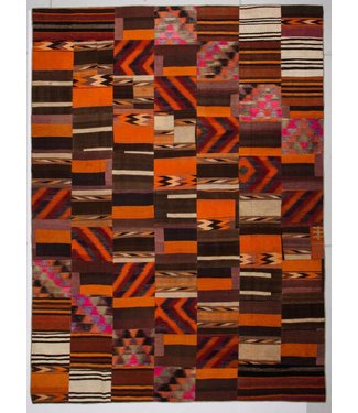 Patchwork Kelim teppich 410x302 cm