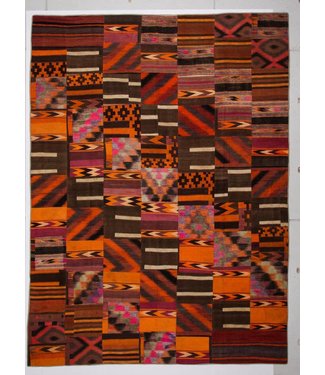 kelim patchwork tapijt 409x302 cm