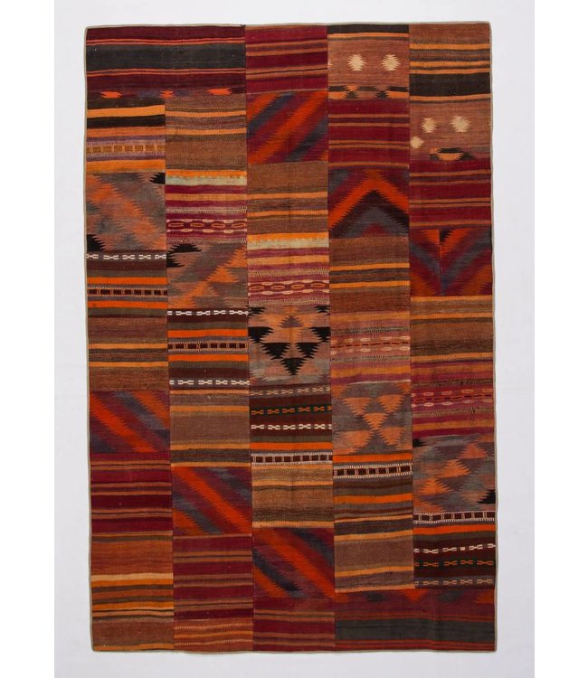 Patchwork Kilim carpet 309x200 cm