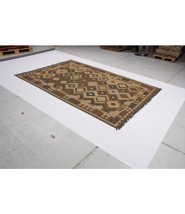295x194 cm Hand woven Natural Kilim Area Rug