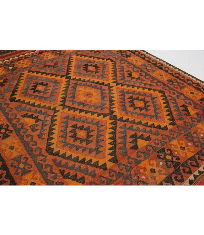 Handgemaakt Oosters Kelim Wol Vloerkleed 234x179 cm