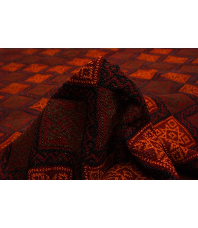 Hand Woven Afghan Wool Kilim Area Rug  361x250 cm