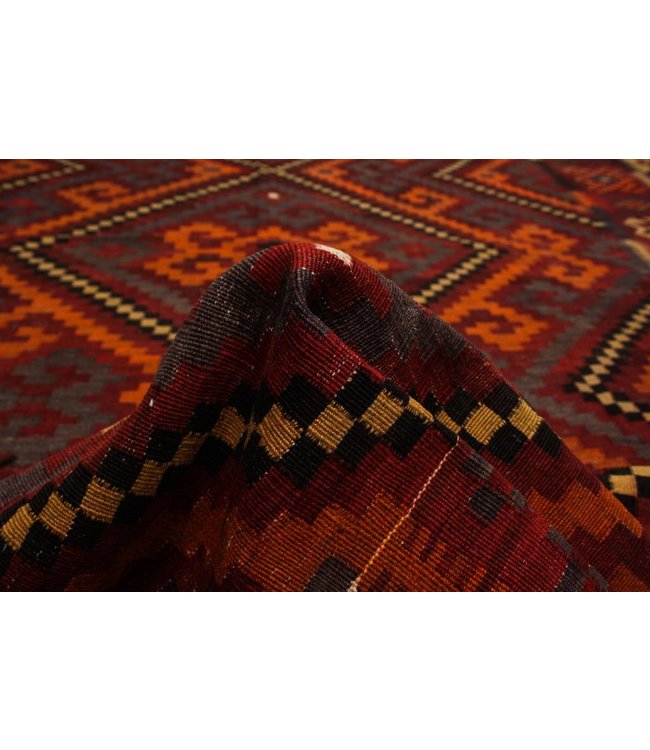 Handgewebte Orientalisch Wolle Kelim Teppich 403x250 cm