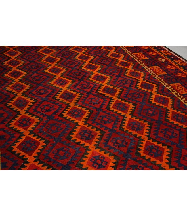 Hand Woven Afghan Wool Kilim Area Rug 497x300 cm