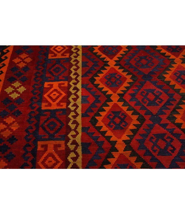 Handgewebte Orientalisch Wolle Kelim Teppich 497x300 cm