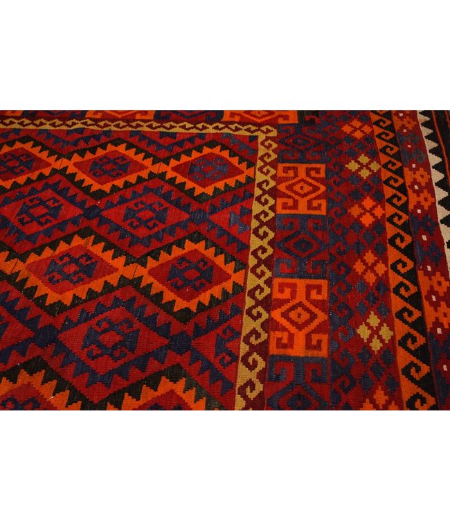 Hand Woven Afghan Wool Kilim Area Rug 497x300 cm