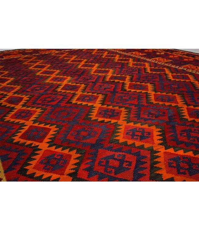 Hand Woven Afghan Wool Kilim Area Rug 497x300 cm
