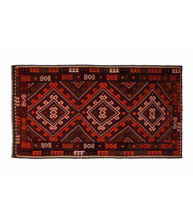 Hand Woven Afghan Wool Kilim Area Rug 438x244 cm