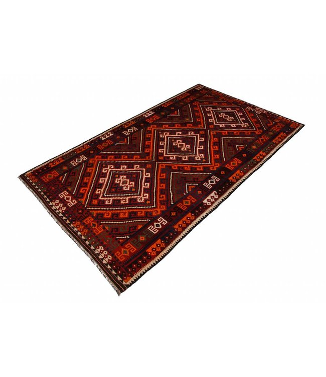 Hand Woven Afghan Wool Kilim Area Rug 438x244 cm