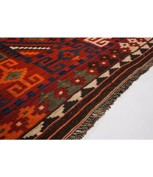 Handgewebte Orientalisch Wolle Kelim Teppich 438x244 cm