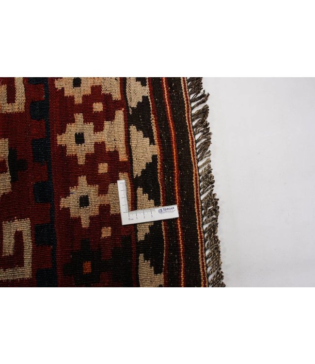 Handgewebte Orientalisch Wolle Kelim Teppich 438x244 cm