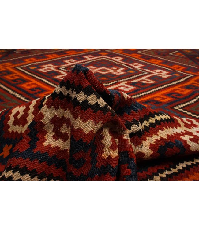 Hand Woven Afghan Wool Kilim Area Rug 438x244 cm