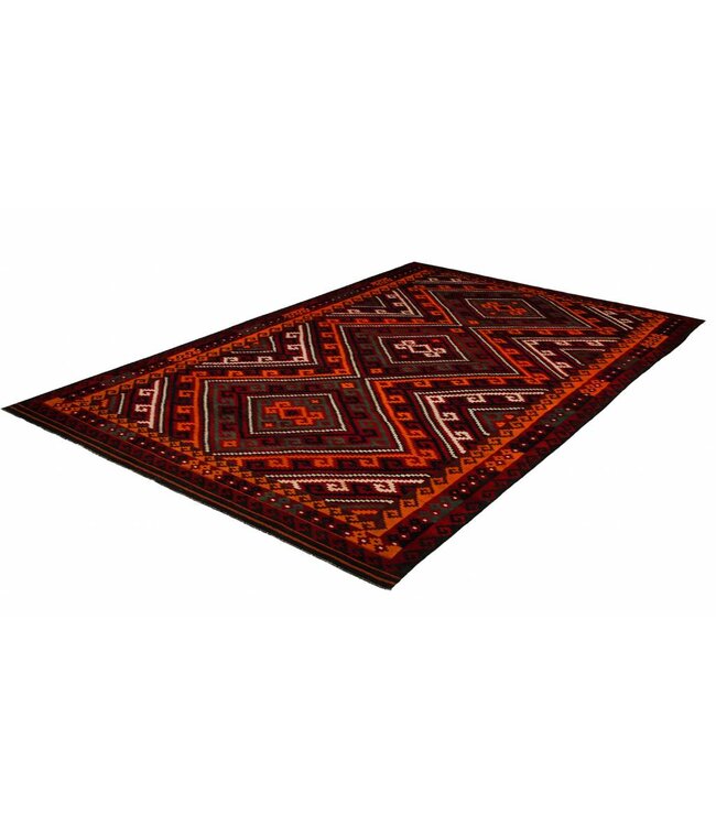 Hand Woven Afghan Wool Kilim Area Rug 429x290 cm