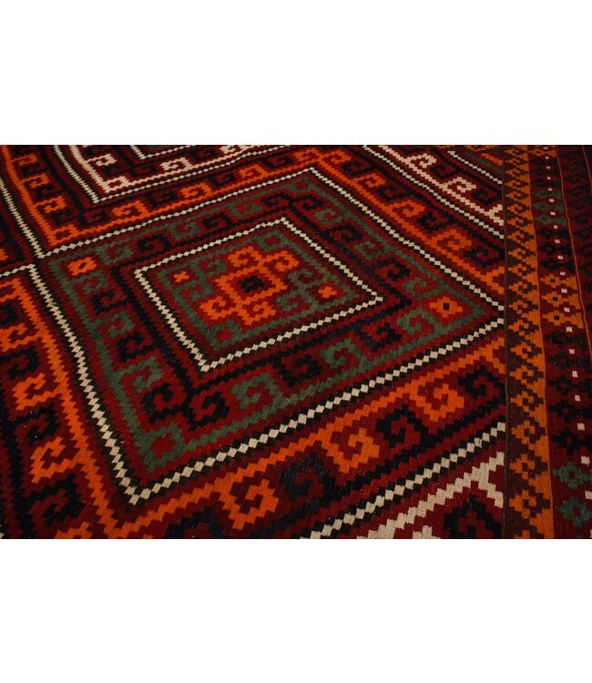 Hand Woven Afghan Wool Kilim Area Rug 429x290 cm