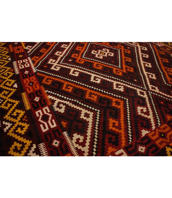 Hand Woven Afghan Wool Kilim Area Rug 496x316 cm