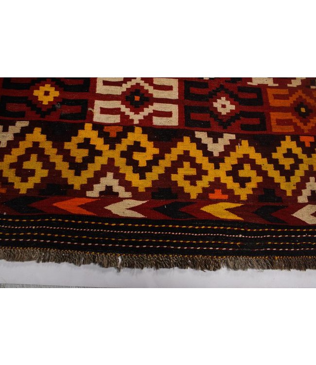 Hand Woven Afghan Wool Kilim Area Rug 496x316 cm